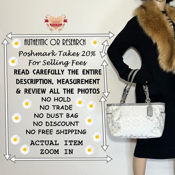 🤍Coach Signature Canvas Metallic-C’s Purse🤍 - Picture 16 of 16